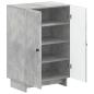 Preview: Schuhschrank EDE 59,5 x 39,5 x 90 cm Holzwerkstoff Betongrau