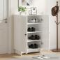 Preview: ARDEBO.de - Schuhschrank EDE 59,5 x 39,5 x 90 cm Holzwerkstoff