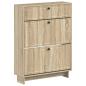 Preview: Schuhschrank EDE 78 x 24 x 103 cm Holzwerkstoff Sonoma-Eiche