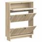 Preview: Schuhschrank EDE 78 x 24 x 103 cm Holzwerkstoff Sonoma-Eiche