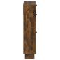 Preview: Schuhschrank EDE 78 x 24 x 103 cm Holzwerkstoff Raucheiche