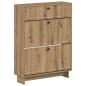 Preview: Schuhschrank EDE 78 x 24 x 103 cm Holzwerkstoff Artisan-Eiche