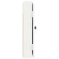 Preview: Dartboard Schrank EDE Wei? 52,5 x 10,5 x 53,5 cm Holzwerkstoff