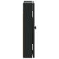 Preview: Dartboard Schrank EDE Schwarz 52,5 x 10,5 x 53,5 cm