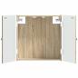 Preview: Dartboard Schrank EDE Sonoma-Eiche 52,5 x 10,5 x 53,5 cm
