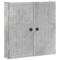 Preview: Dartboard Schrank EDE Betongrau 52,5 x 10,5 x 53,5 cm