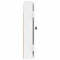 Preview: Dartboard Schrank EDE Hochglanz Wei? 52,5 x 10,5 x 53,5 cm