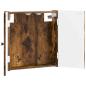 Preview: Dartboard Schrank EDE Raucheiche 52,5 x 10,5 x 53,5 cm