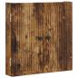 Preview: Dartboard Schrank EDE Raucheiche 52,5 x 10,5 x 53,5 cm