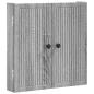 Preview: Dartboard Schrank EDE Sonoma-Grau 52,5 x 10,5 x 53,5 cm