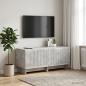 Preview: ARDEBO.de - TV-Schrank Betongrau Holzwerkstoff
