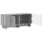 Preview: TV-Schrank Sonoma-Grau Holzwerkstoff