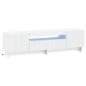 Preview: LED-TV-Schrank EDE 153 x 35 x 43 cm Weiß Holzwerkstoff