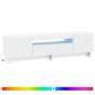 Preview: LED-TV-Schrank EDE 153 x 35 x 43 cm Weiß Holzwerkstoff