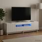 Preview: LED-TV-Schrank EDE 153 x 35 x 43 cm Weiß Holzwerkstoff