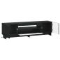 Preview: LED-TV-Schrank EDE 153 x 35 x 43 cm Schwarz Holzwerkstoff