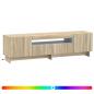 Preview: LED-TV-Schrank EDE 153 x 35 x 43 cm Sonoma-Eiche Holzwerkstoff