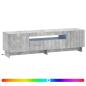 Preview: LED-TV-Schrank EDE 153 x 35 x 43 cm Betongrau Holzwerkstoff