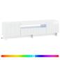 Preview: LED-TV-Schrank EDE 153 x 35 x 43 cm Hochglanz Weiß