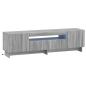 Preview: LED-TV-Schrank EDE 153 x 35 x 43 cm Sonoma-Grau Holzwerkstoff
