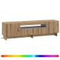 Preview: LED-TV-Schrank EDE 153 x 35 x 43 cm Artisan-Eiche Holzwerkstoff