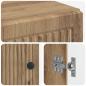 Preview: Toilettenschrank EDE Artisan-Eiche 66 x 25,5 x 190 cm