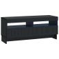Preview: LED-TV-Schrank EDE 100 x 35 x 43 cm Schwarz Holzwerkstoff