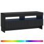 Preview: LED-TV-Schrank EDE 100 x 35 x 43 cm Schwarz Holzwerkstoff