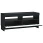 Preview: LED-TV-Schrank EDE 100 x 35 x 43 cm Schwarz Holzwerkstoff