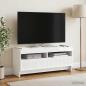 Preview: LED-TV-Schrank EDE 100 x 35 x 43 cm Hochglanz Weiß