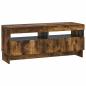 Preview: LED-TV-Schrank EDE 100 x 35 x 43 cm Raucheiche Holzwerkstoff