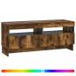 Preview: LED-TV-Schrank EDE 100 x 35 x 43 cm Raucheiche Holzwerkstoff