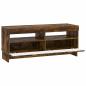 Preview: LED-TV-Schrank EDE 100 x 35 x 43 cm Raucheiche Holzwerkstoff