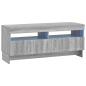 Preview: LED-TV-Schrank EDE 100 x 35 x 43 cm Sonoma-Grau Holzwerkstoff