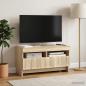 Preview: LED-TV-Schrank ALKMAAR 81 x 35 x 43 cm Sonoma-Eiche