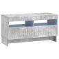 Preview: LED-TV-Schrank ALKMAAR 81 x 35 x 43 cm Betongrau Holzwerkstoff