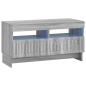 Preview: LED-TV-Schrank ALKMAAR 81 x 35 x 43 cm Sonoma-Grau