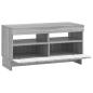 Preview: LED-TV-Schrank ALKMAAR 81 x 35 x 43 cm Sonoma-Grau