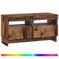 Preview: LED-TV-Schrank ALKMAAR 81 x 35 x 43 cm Altholz Holzwerkstoff
