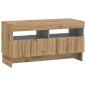 Preview: LED-TV-Schrank ALKMAAR 81 x 35 x 43 cm Artisan-Eiche