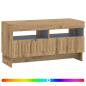 Preview: LED-TV-Schrank ALKMAAR 81 x 35 x 43 cm Artisan-Eiche