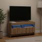 Preview: LED-TV-Schrank ALKMAAR 81 x 35 x 43 cm Artisan-Eiche