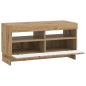 Preview: LED-TV-Schrank ALKMAAR 81 x 35 x 43 cm Artisan-Eiche