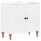 Preview: ARDEBO.de - Waschbeckenschrank ALKMAAR Weiß 59,5 x 31,5 x 59 cm