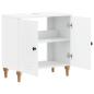 Preview: Waschbeckenschrank ALKMAAR Weiß 59,5 x 31,5 x 59 cm