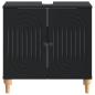 Preview: Waschbeckenschrank ALKMAAR Schwarz 59,5 x 31,5 x 59 cm