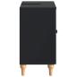 Preview: Waschbeckenschrank ALKMAAR Schwarz 59,5 x 31,5 x 59 cm