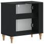 Preview: Waschbeckenschrank ALKMAAR Schwarz 59,5 x 31,5 x 59 cm