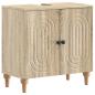 Preview: ARDEBO.de - Waschbeckenschrank ALKMAAR Sonoma-Eiche 59,5 x 31,5 x 59 cm