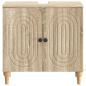 Preview: Waschbeckenschrank ALKMAAR Sonoma-Eiche 59,5 x 31,5 x 59 cm
